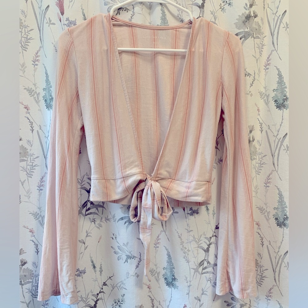 American Eagle XS long sleeve crop top, worn once